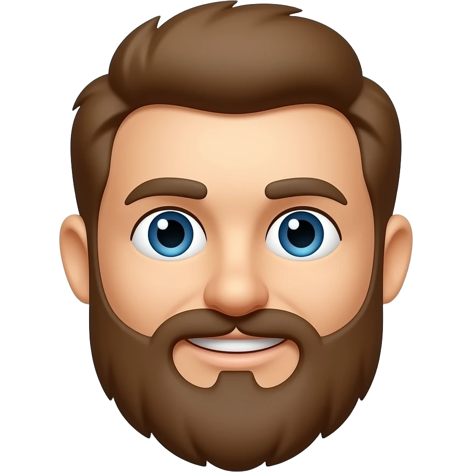 beard guy memoji emoji