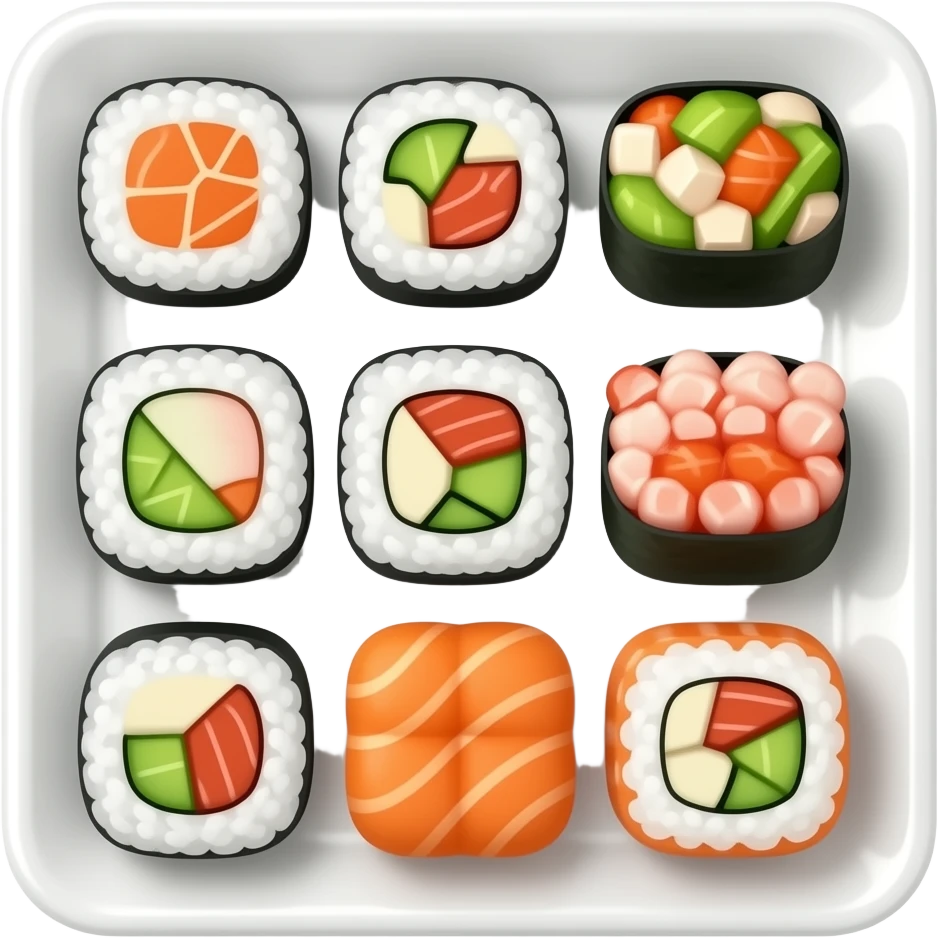 Sushi platter emoji