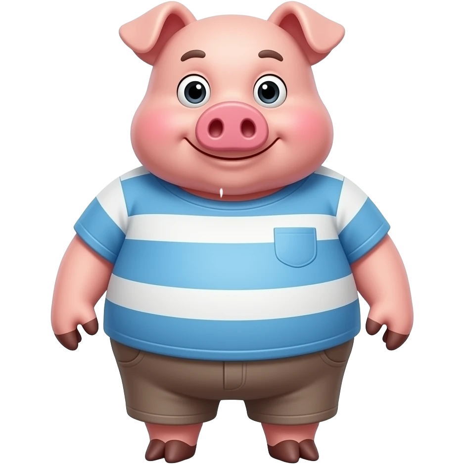 The Chubby Pig emoji