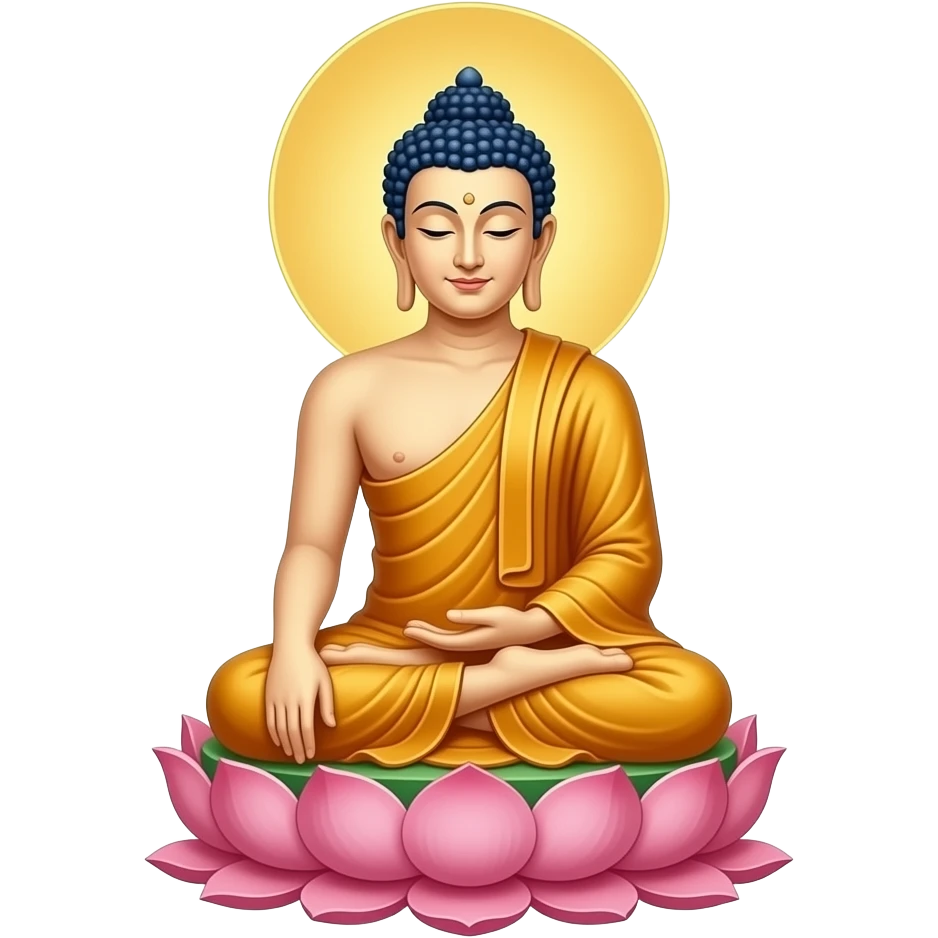 Lord Buddha sit emoji