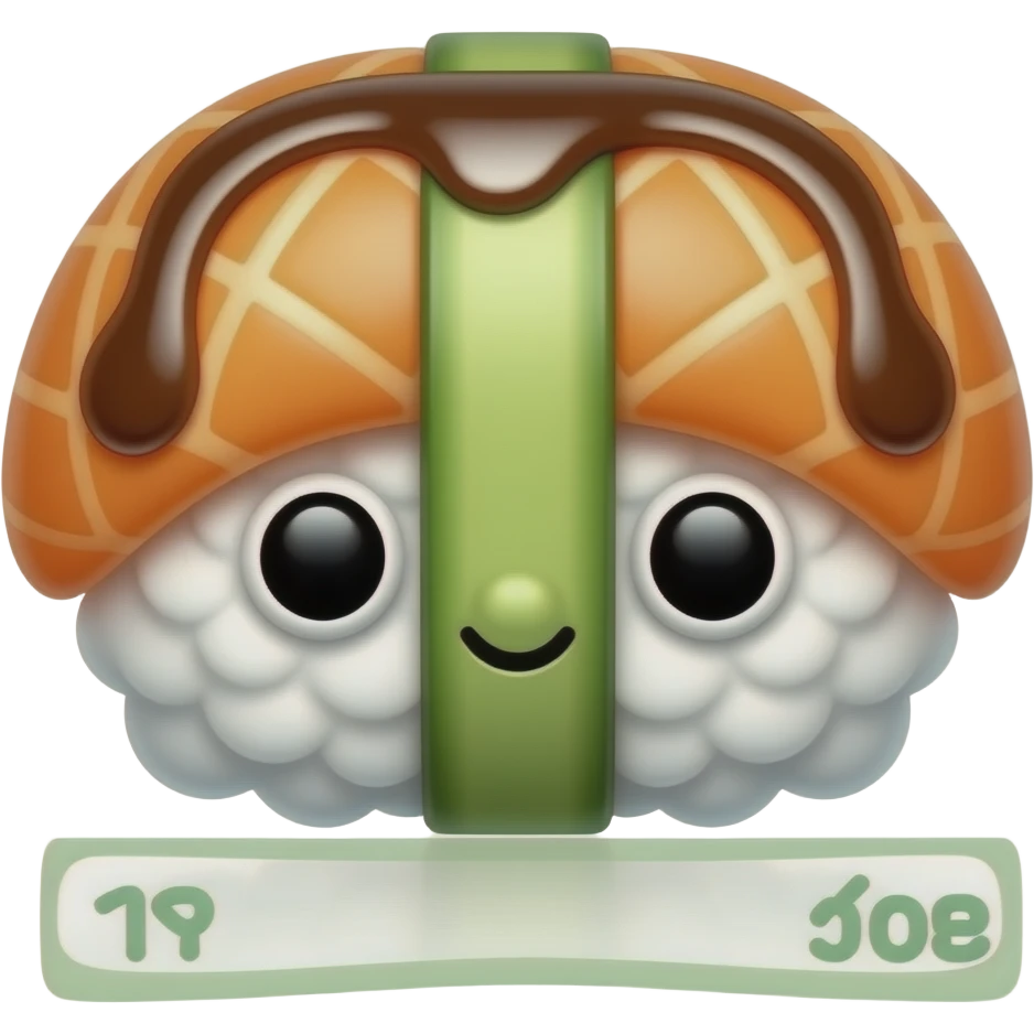salmon nigiri face emoji