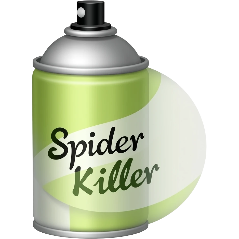 Spider killer Spray paint can emoji