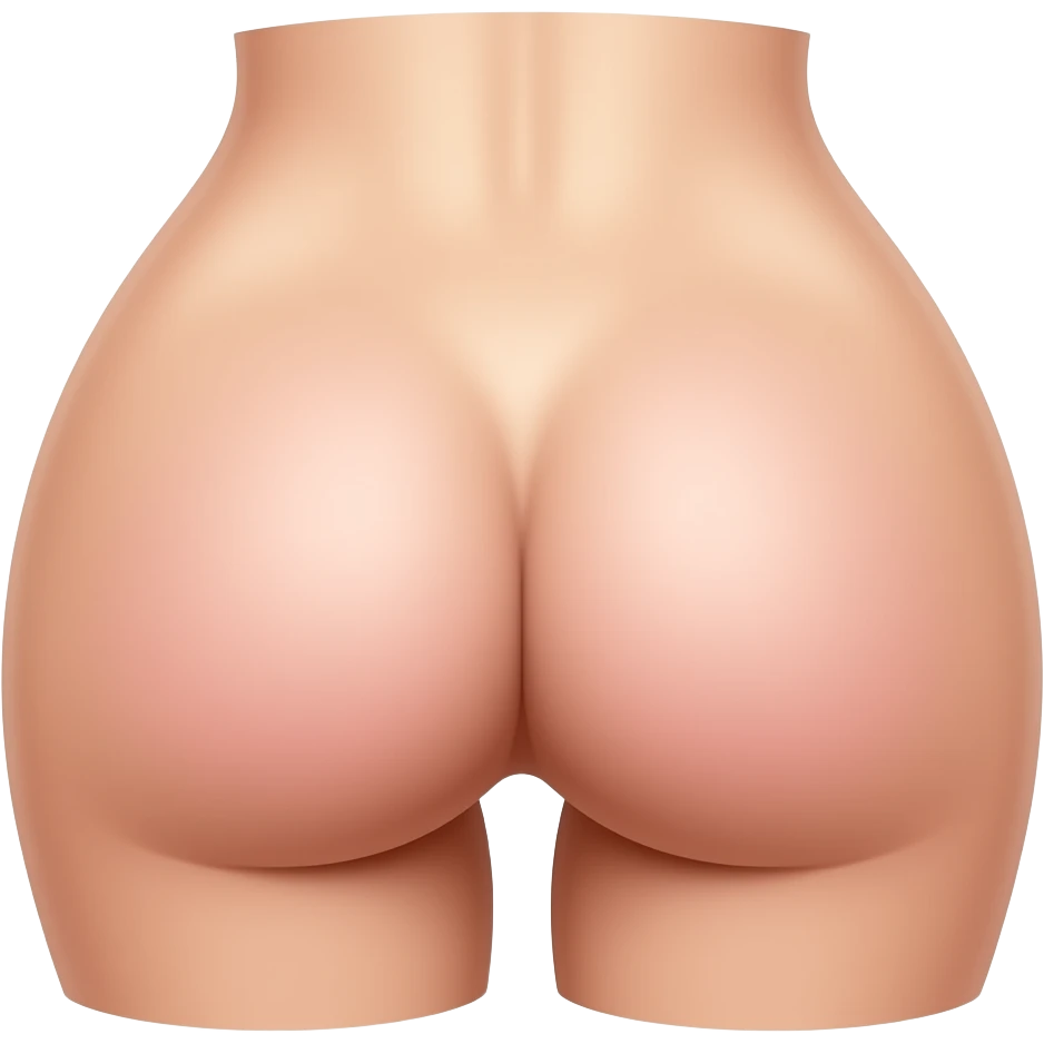 Naked Pink butt hole butt cheeks spread emoji