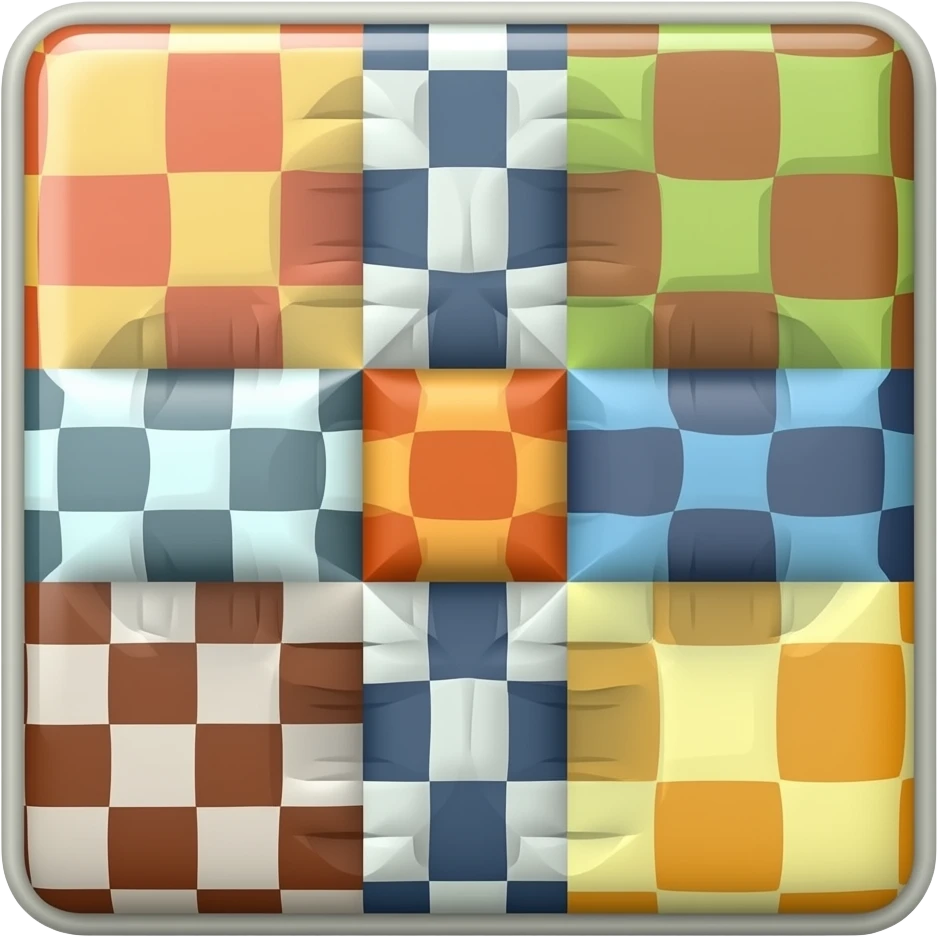 Patchwork pattern emoji