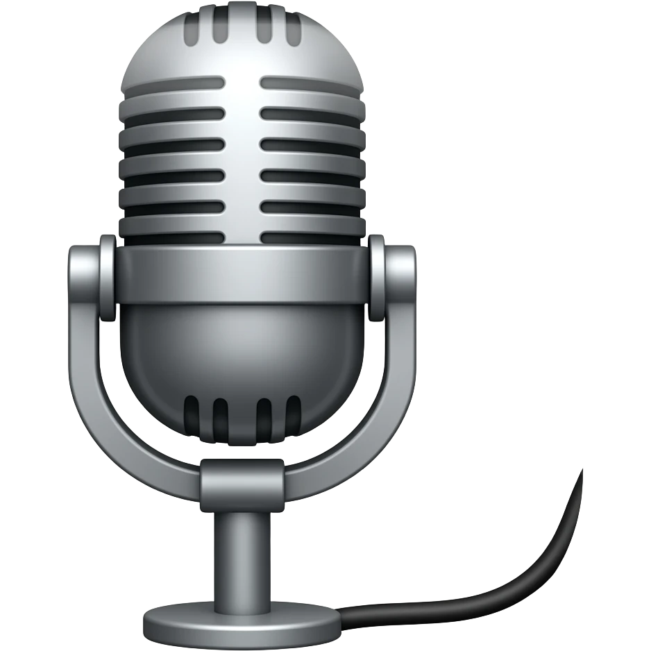 microphone muted symbol no background emoji