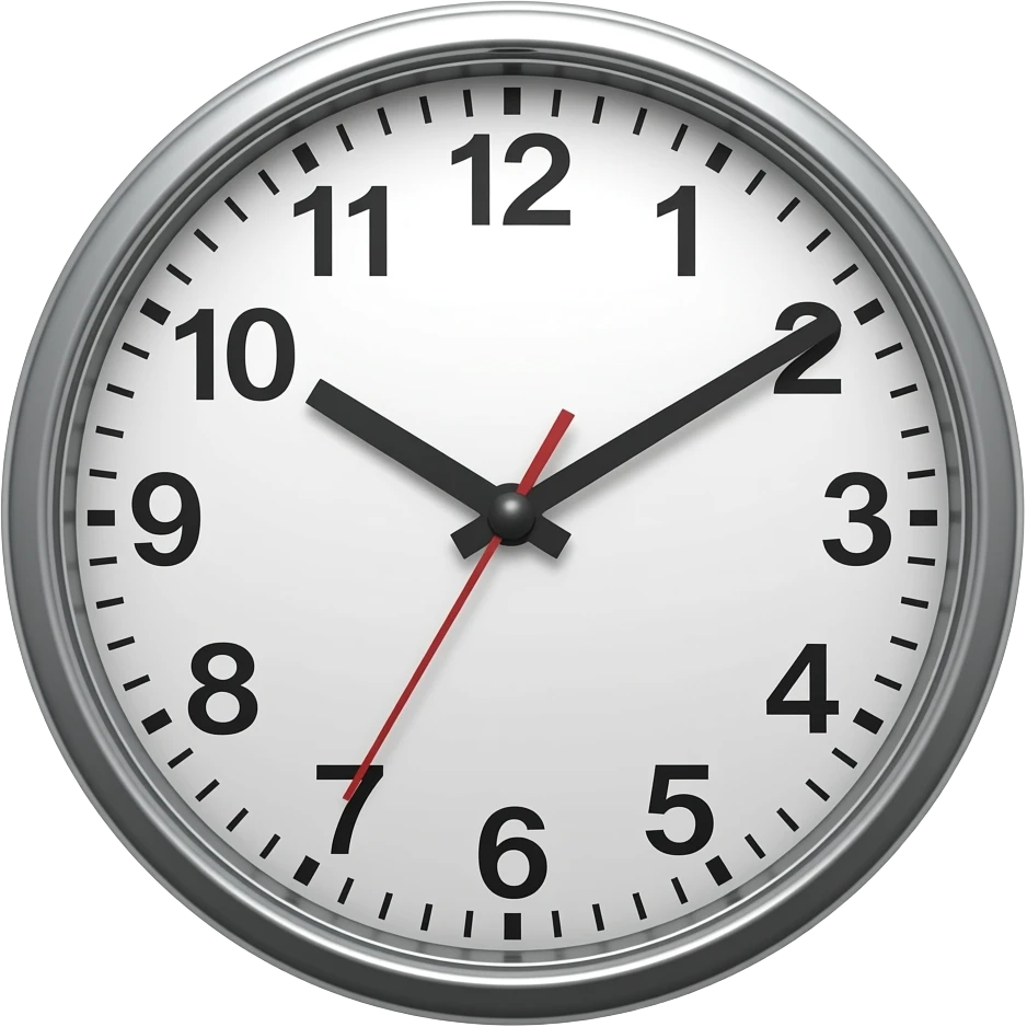 wall clock emoji