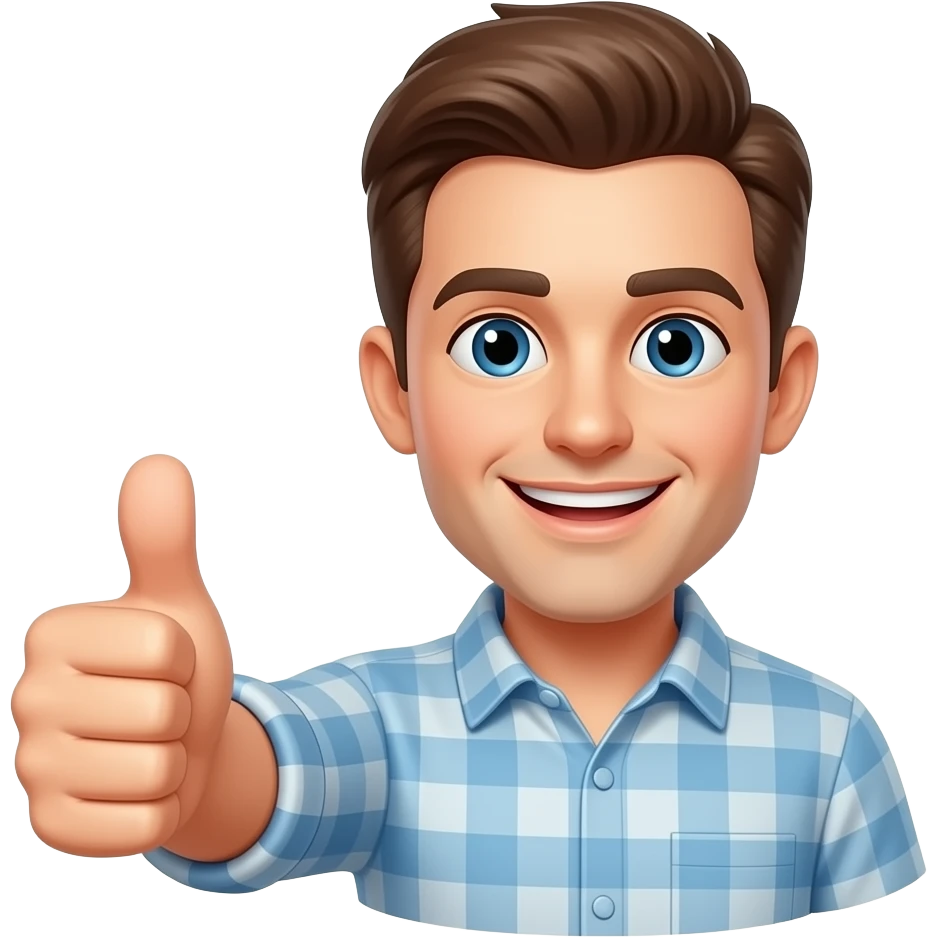 Интерактивный смайлик мужчина крутит палец у Виска emoji
