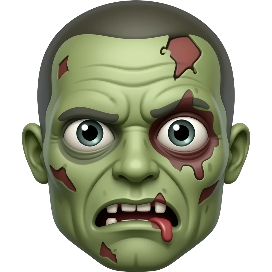 zombie face emoji