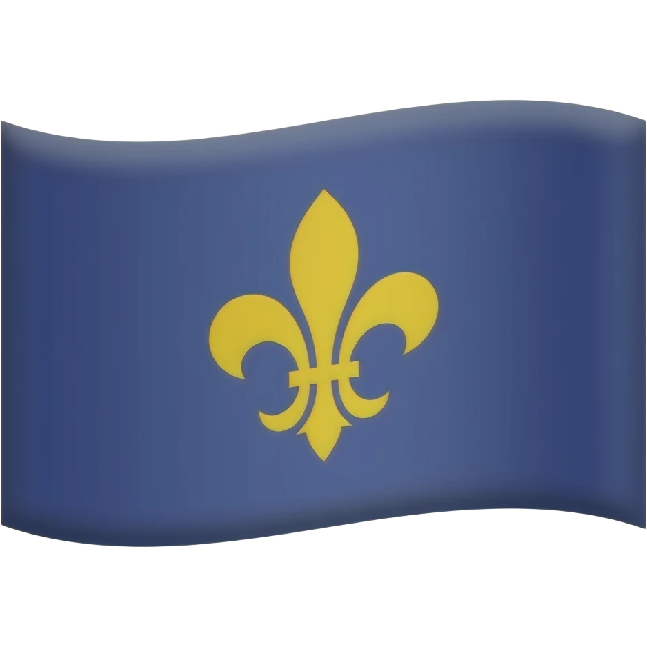 flag Fleur-de-lis emoji