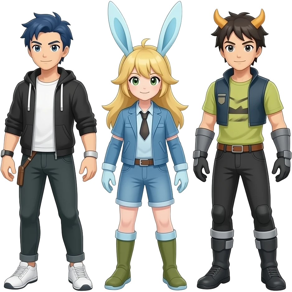 Jirachi-Victini-Celebi-Absol-Jolteon-Litten-Luxray-Fakémon-hybrid emoji
