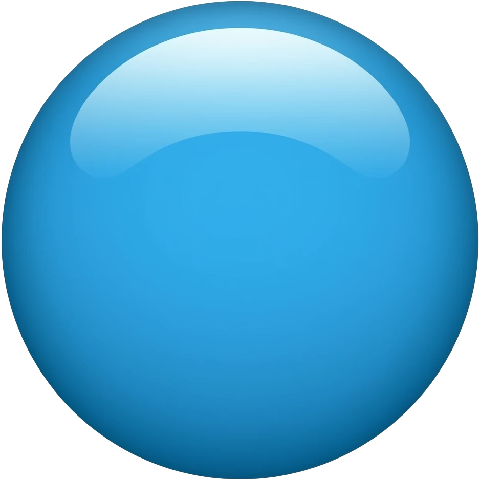 blue circle emoji