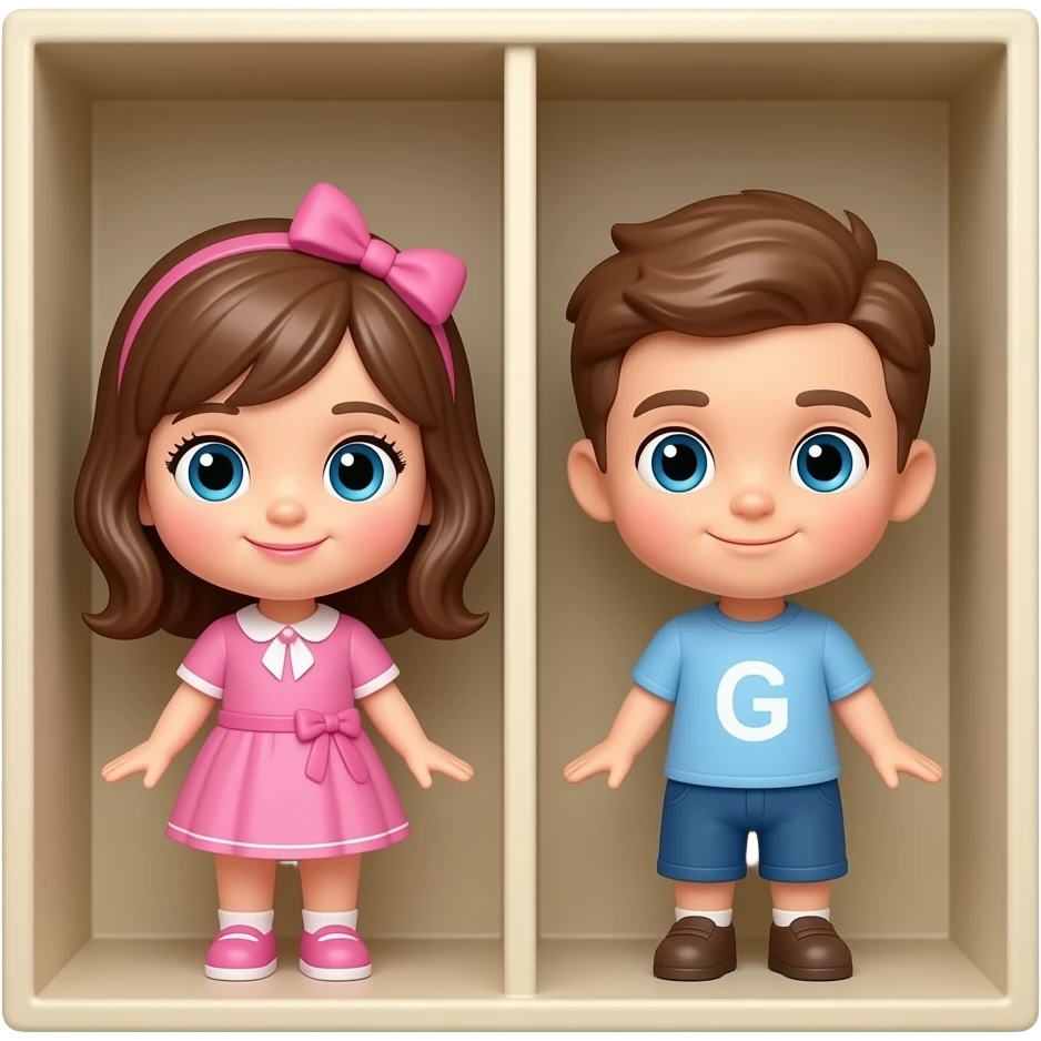 toys R US closed girl and boy in a box emoji