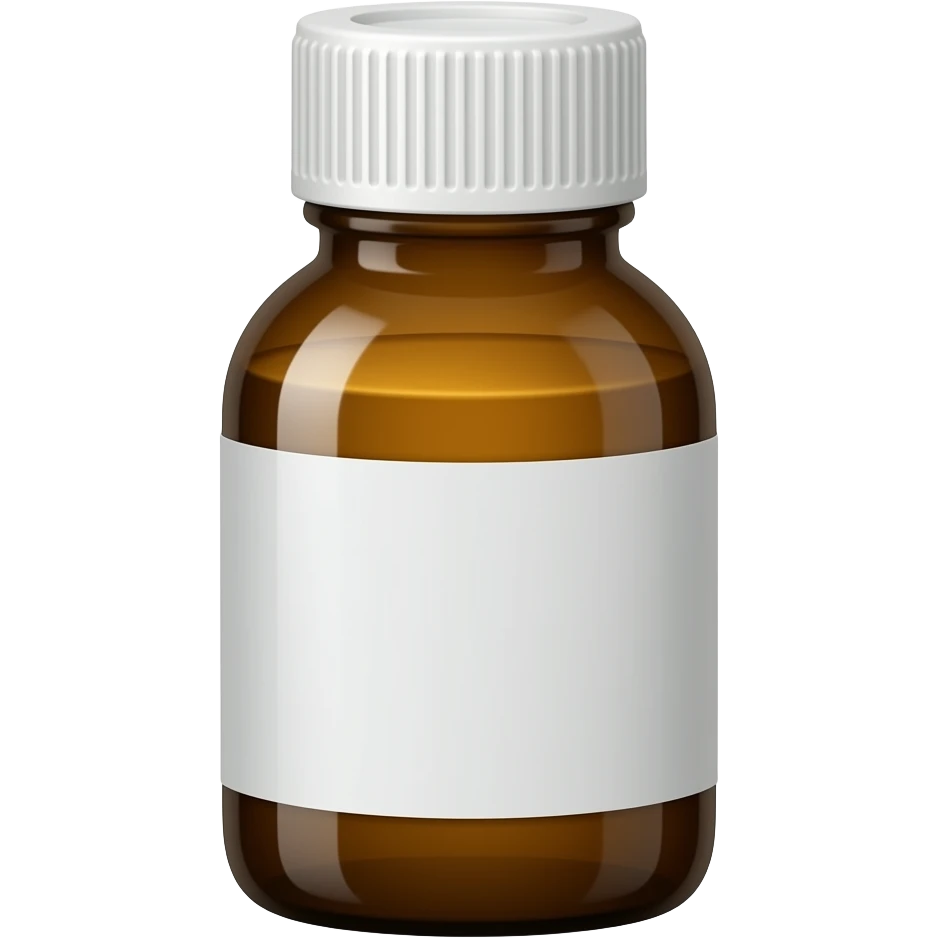 presciption cough syrup bottle emoji