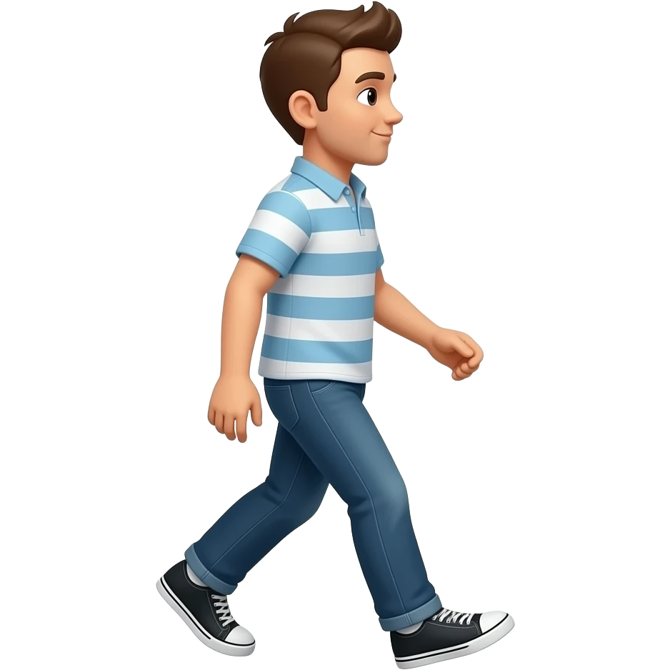 человек идет emoji