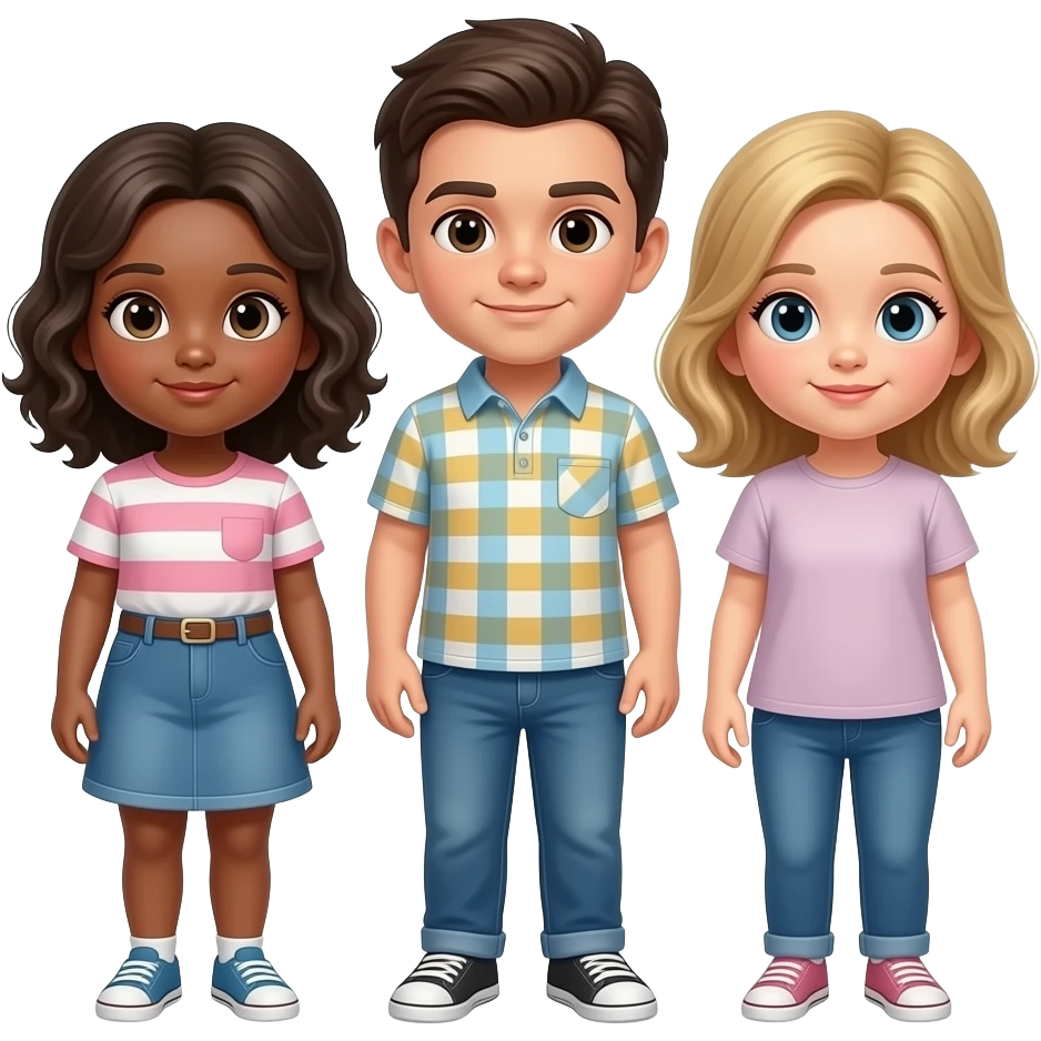 three siblings emoji