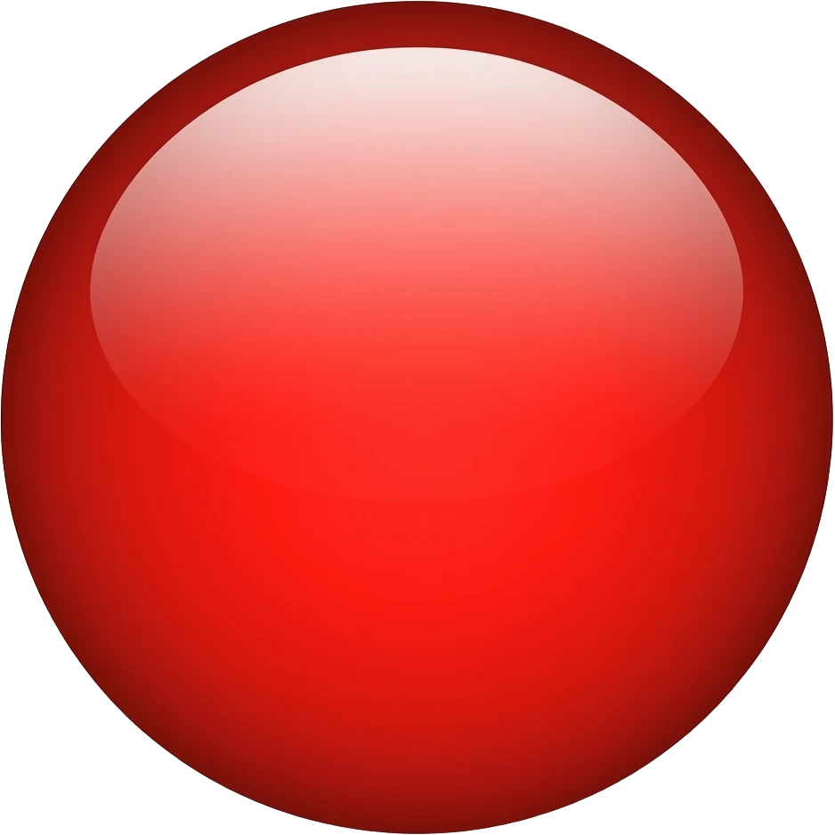 red circular light emoji