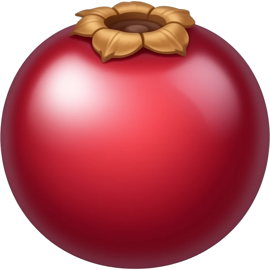 highbush cranberry fruit emoji