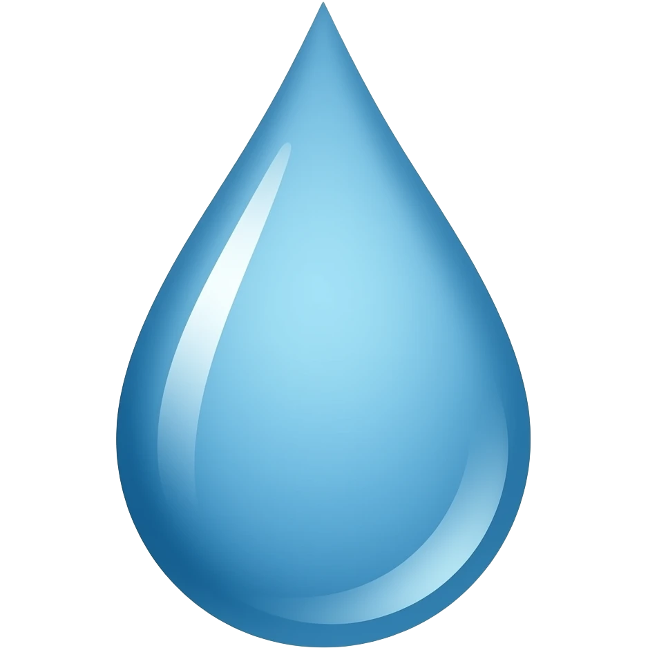 Water drop emoji