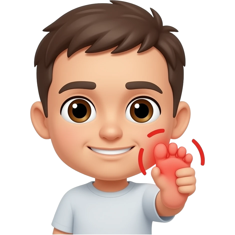 foot pain emoji