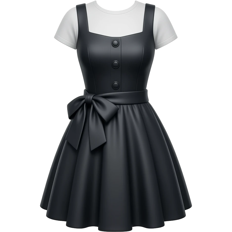 Black dress emoji