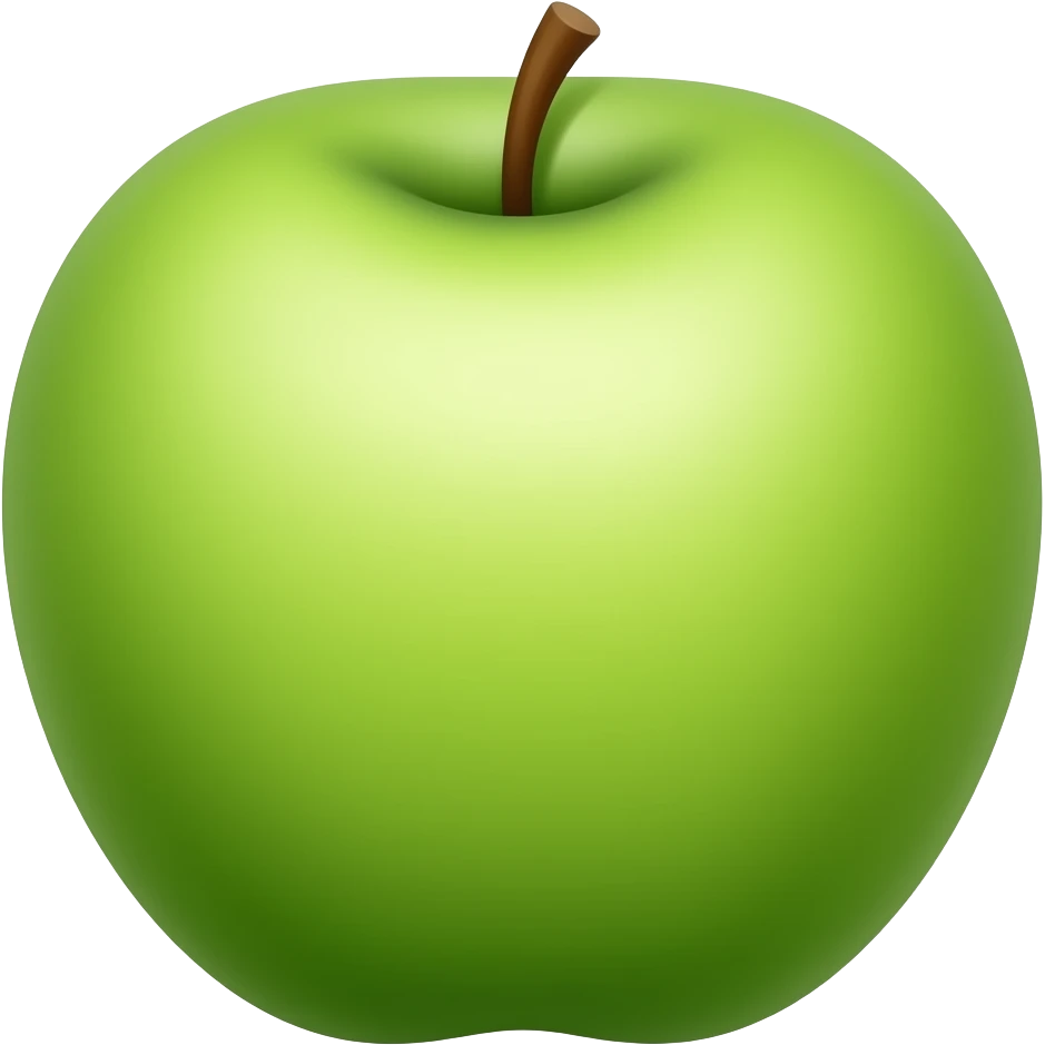 green apple emoji