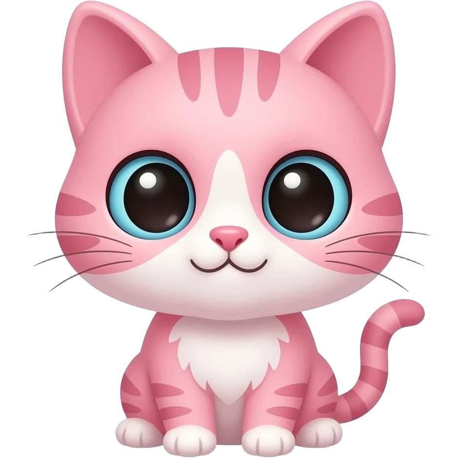 Cute pink emoji