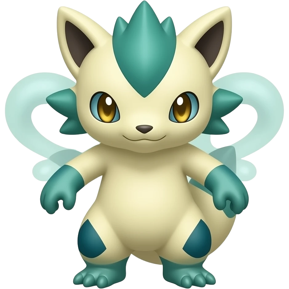 Salandit-Salamence-Minccino-Furret-Milotic-Exveemon-hybrid emoji