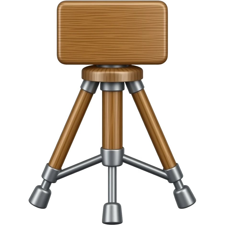 camera stand cartoon style and less detailed emoji