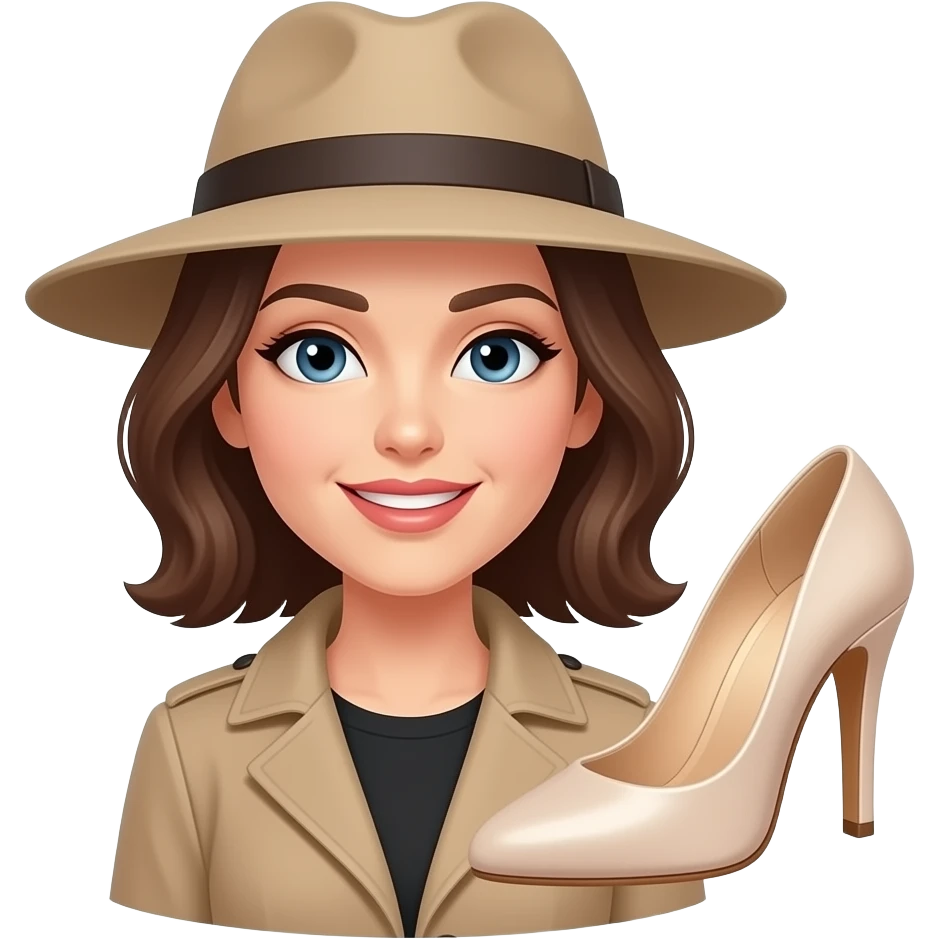 👩👒🧥🥿 emoji