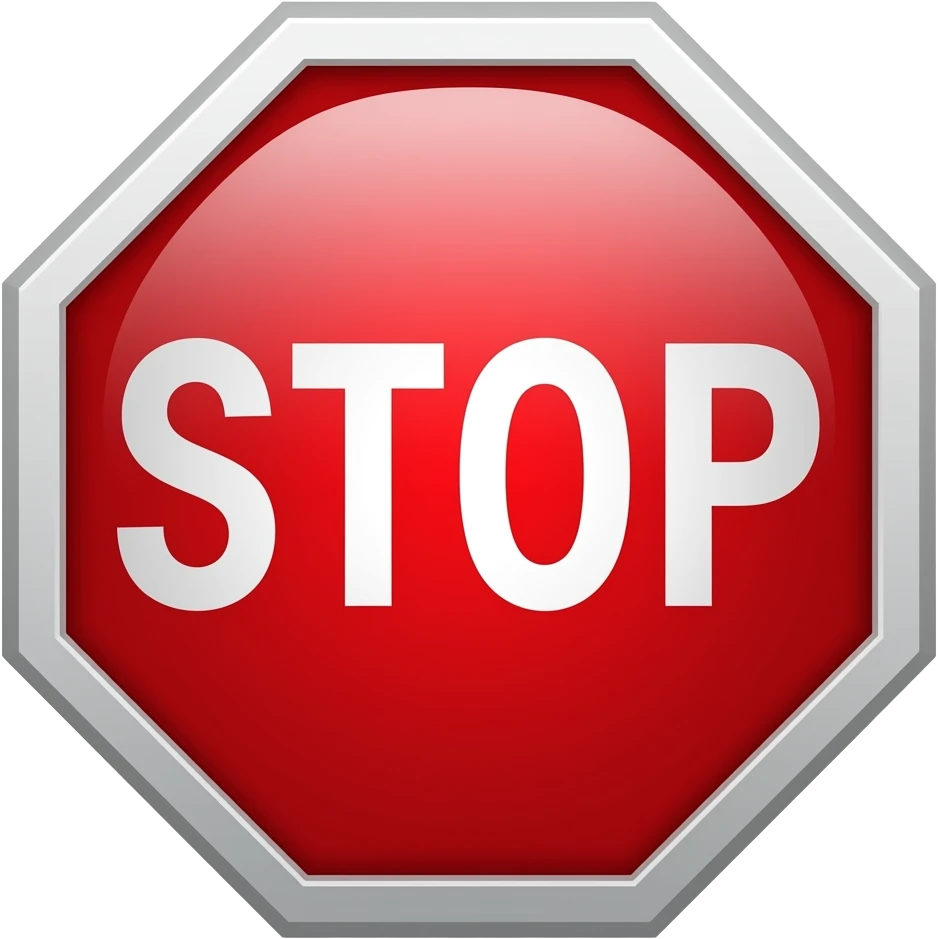 Stop sign emoji