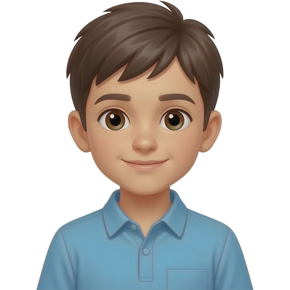 پسر عزیزم دوستت دارم با شکل های قلغ emoji