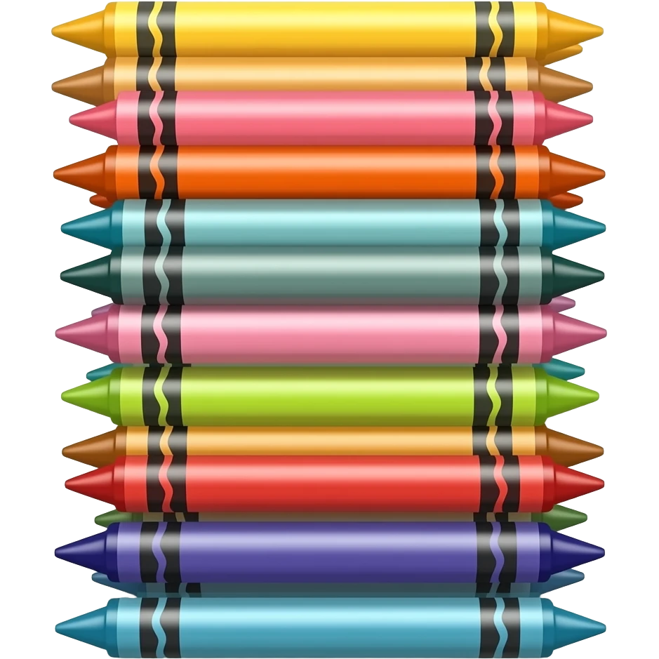 crayons emoji