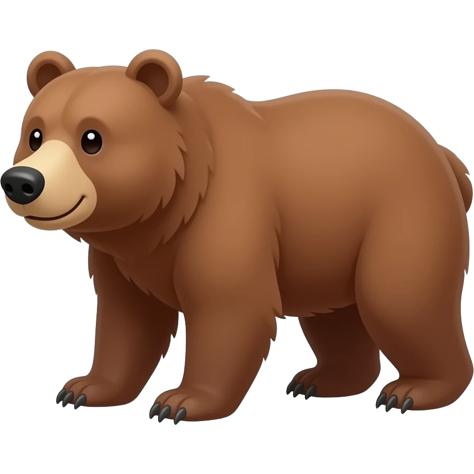 brown bear emoji