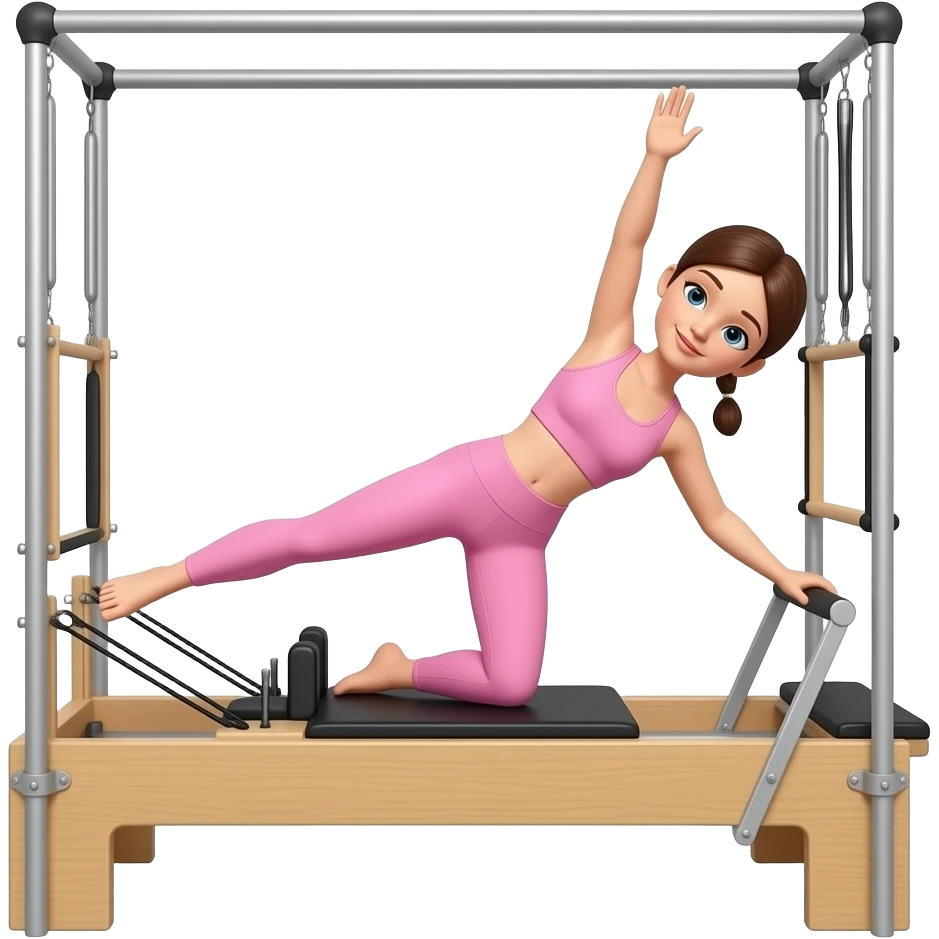 Pilates rosa emoji