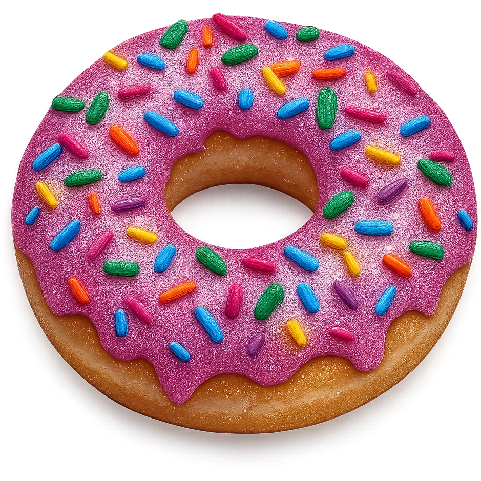 sparkling donut emoji