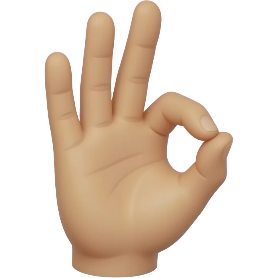 "perfect" hand gesture but pink background emoji