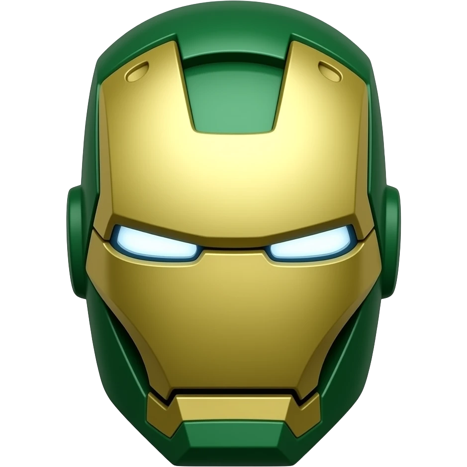 Green iron man emoji