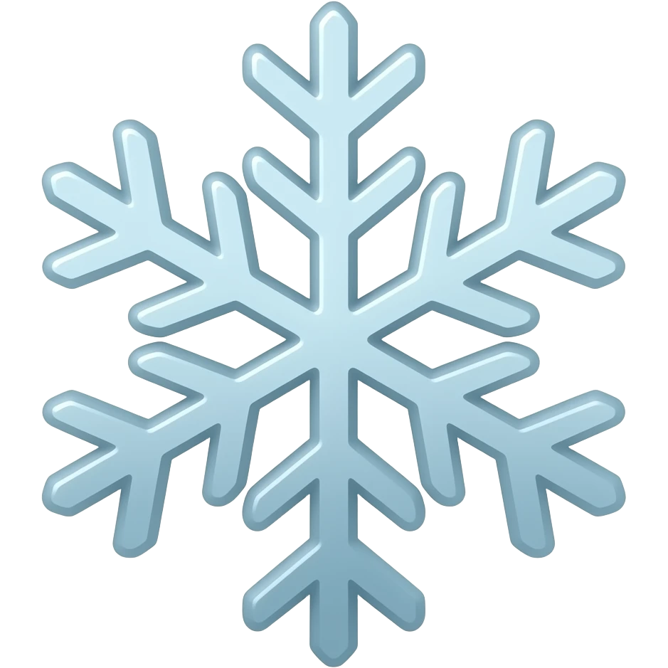Snowflake emoji