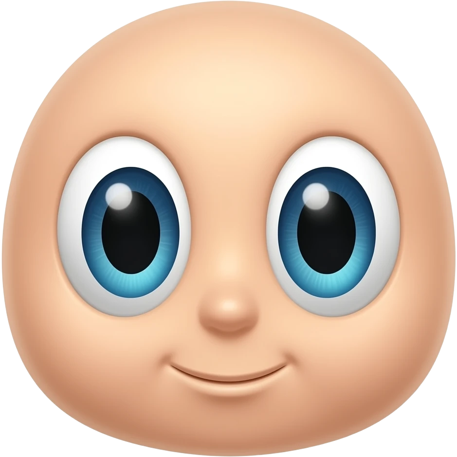 ojos ovalados emoji
