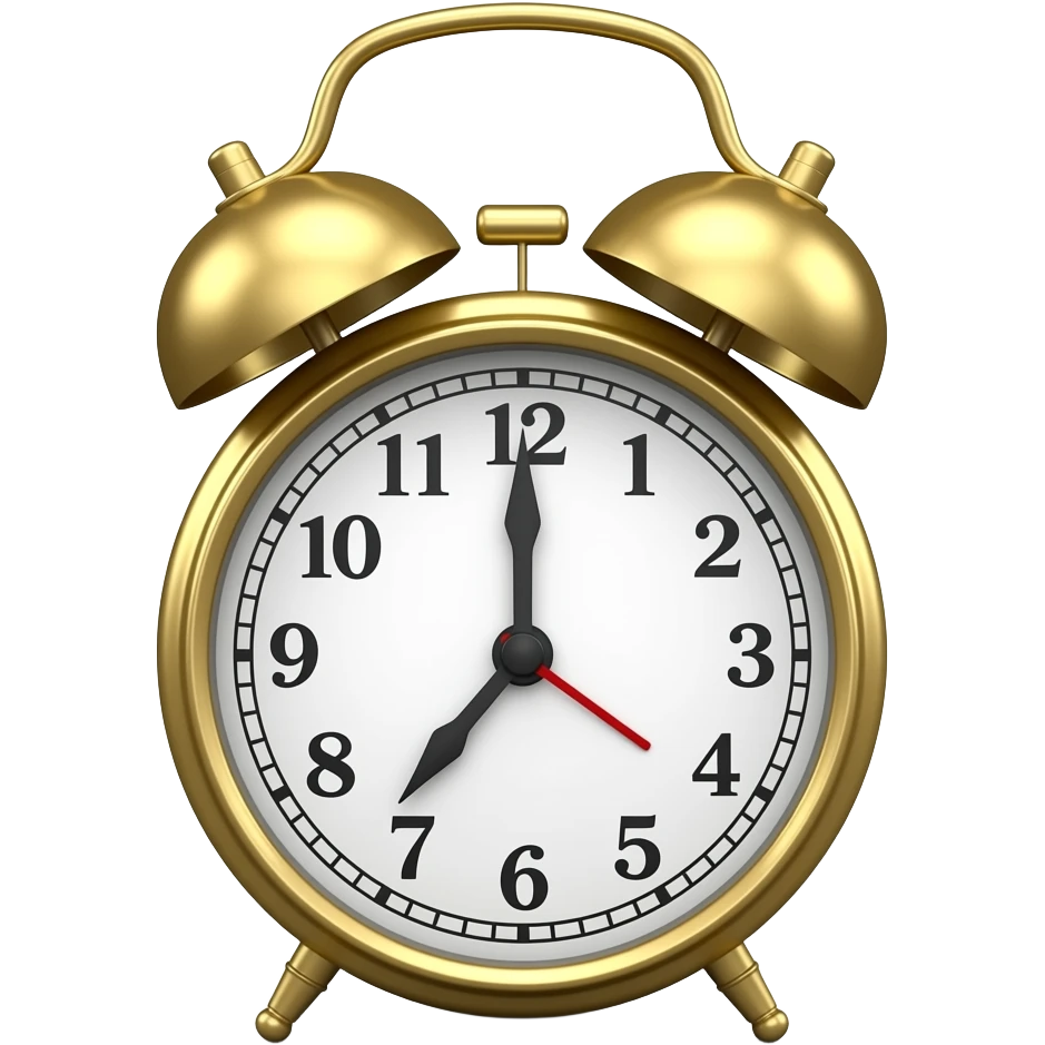 alarm clock emoji