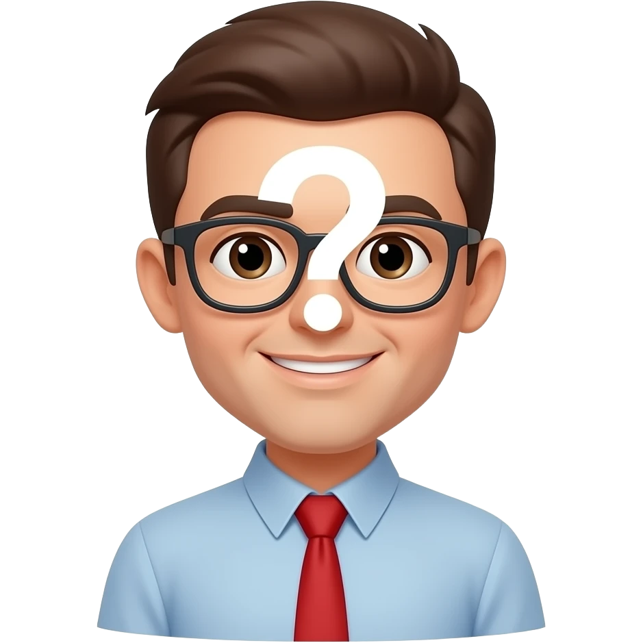 question mark guy emoji