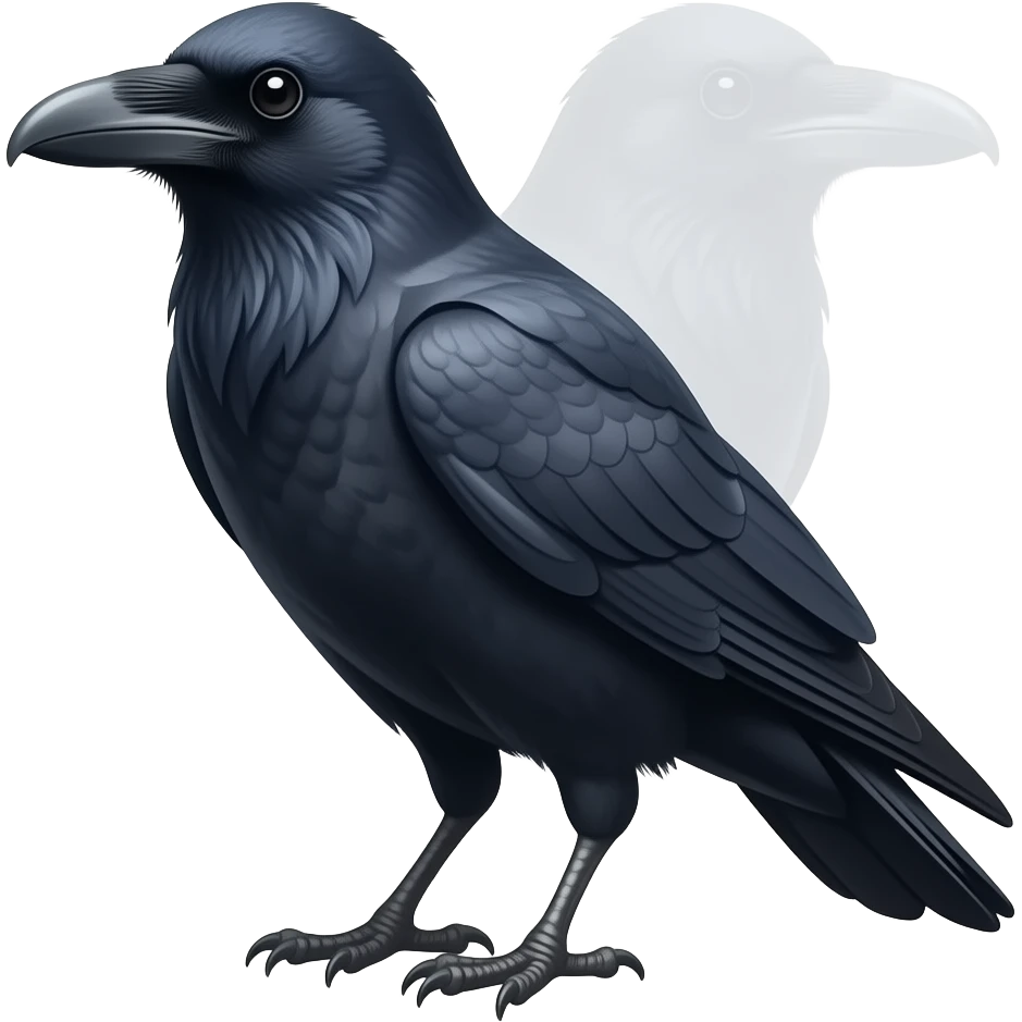 Crow emoji