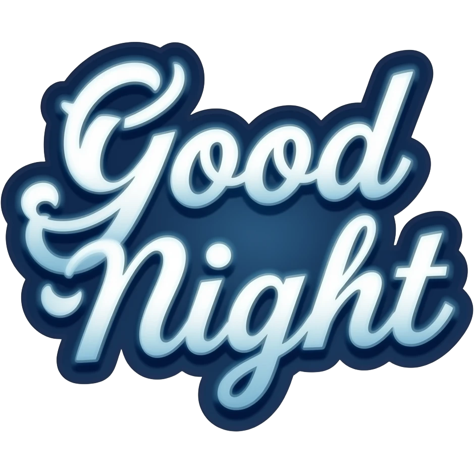 استیکر شب بخیر شیک خوشگل ترش کن و یکم روش بیشتر کار کن emoji