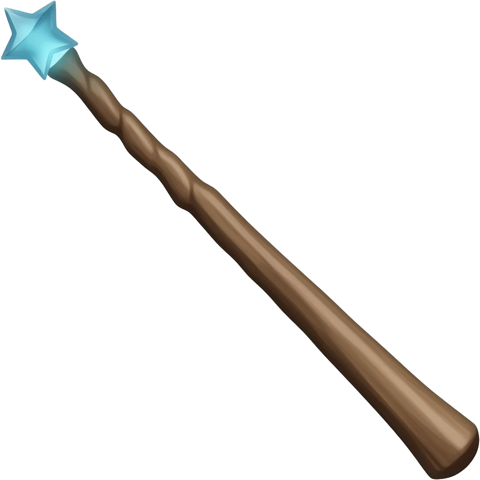 wizard wand emoji
