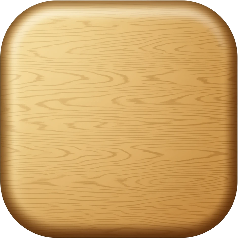 Wooden rectangular cutting board emoji