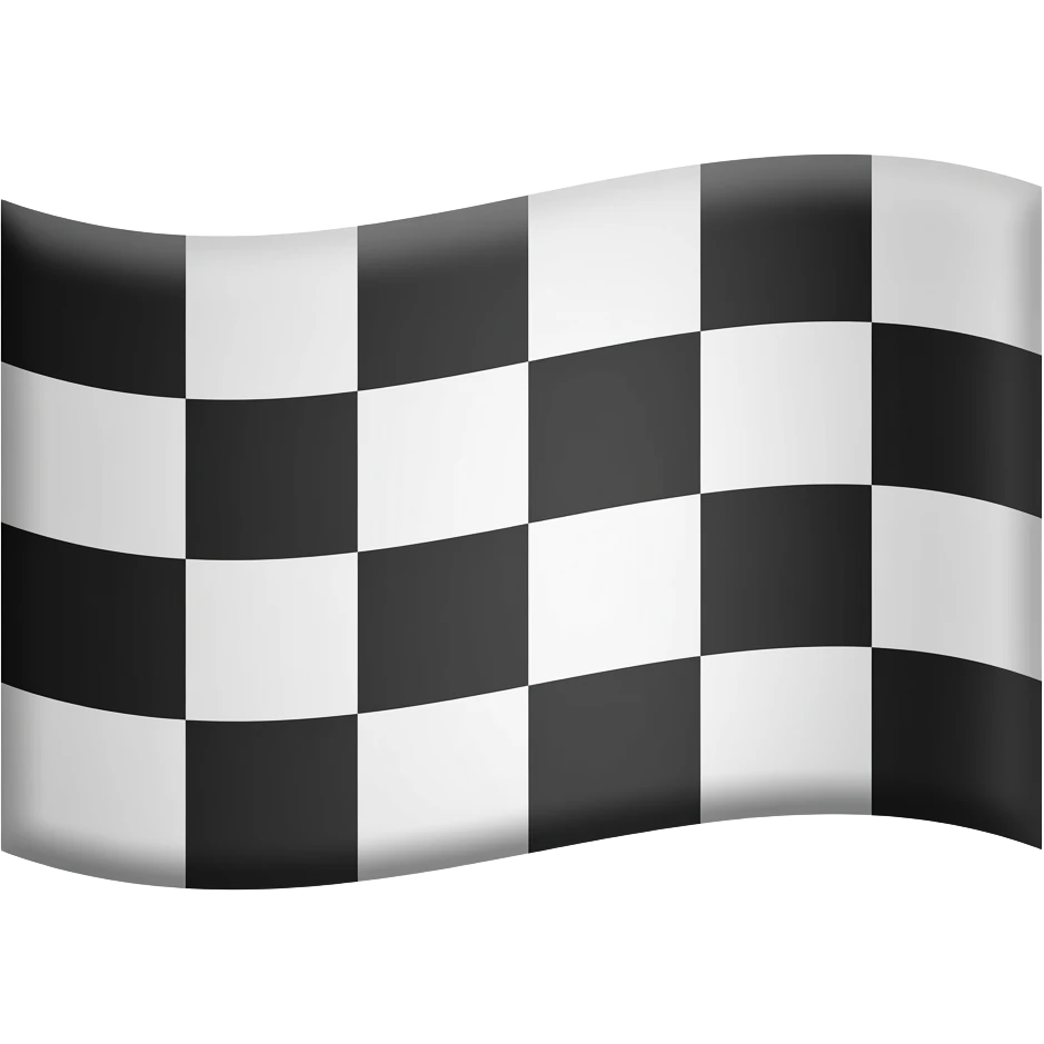 Chequered Flag emoji