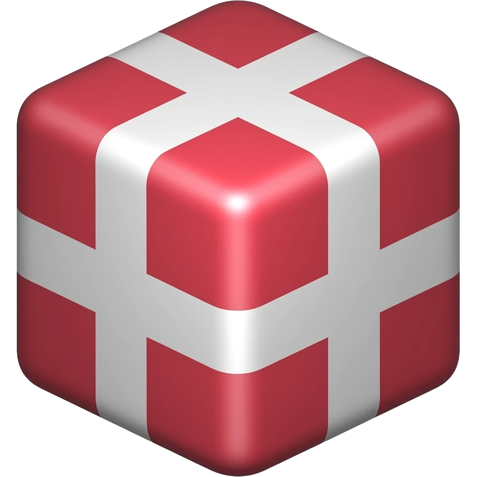 Cube shape flag emoji
