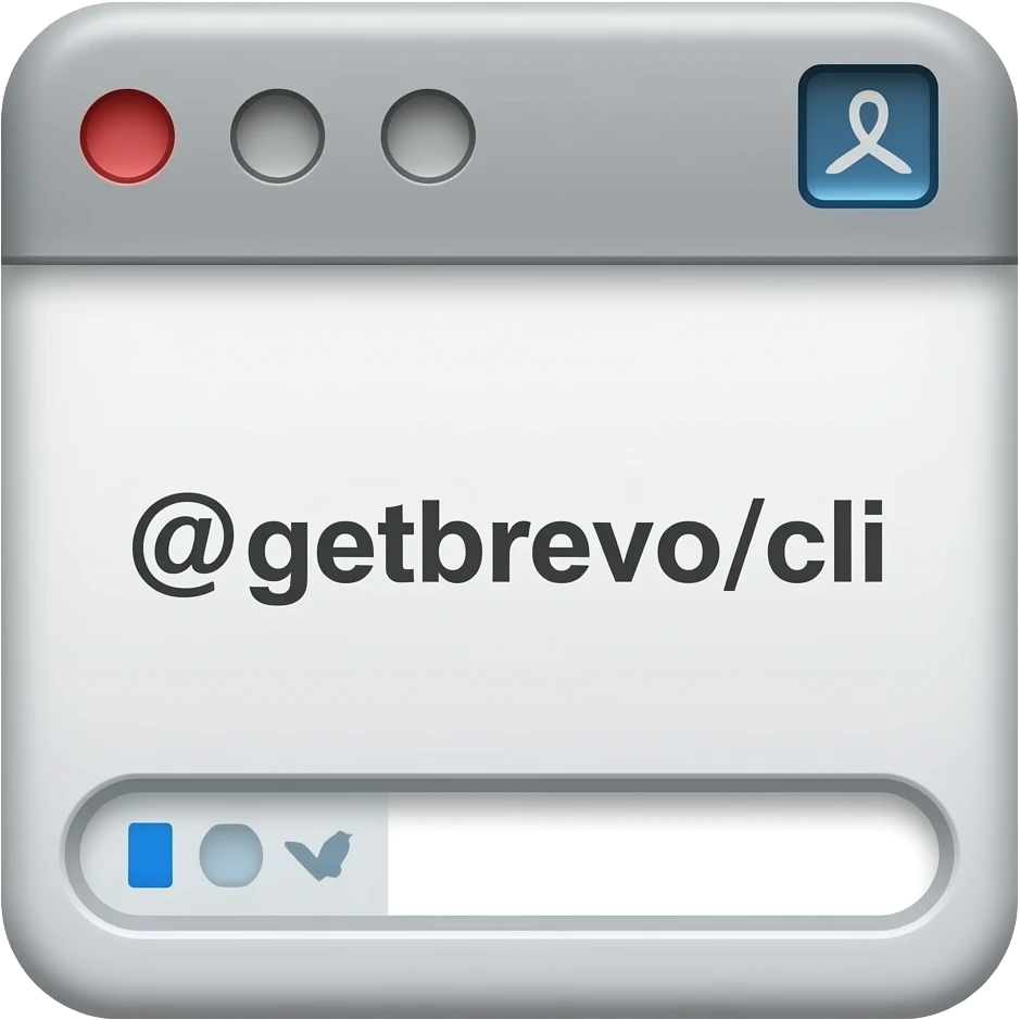 generate an emoji for Command Line Interface write @getbrevo/cli emoji