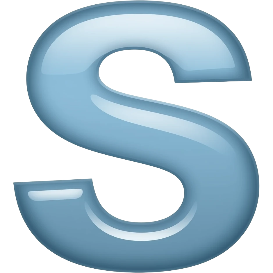 letter "S" emoji