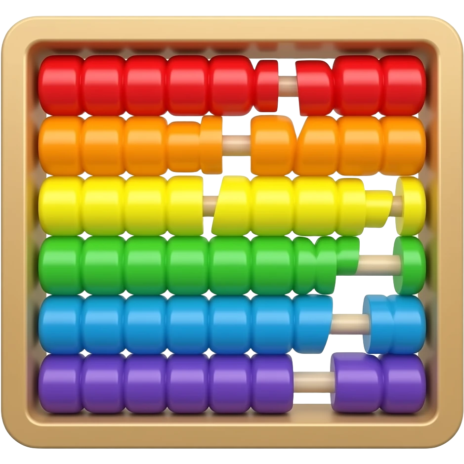 rainbow abacus emoji